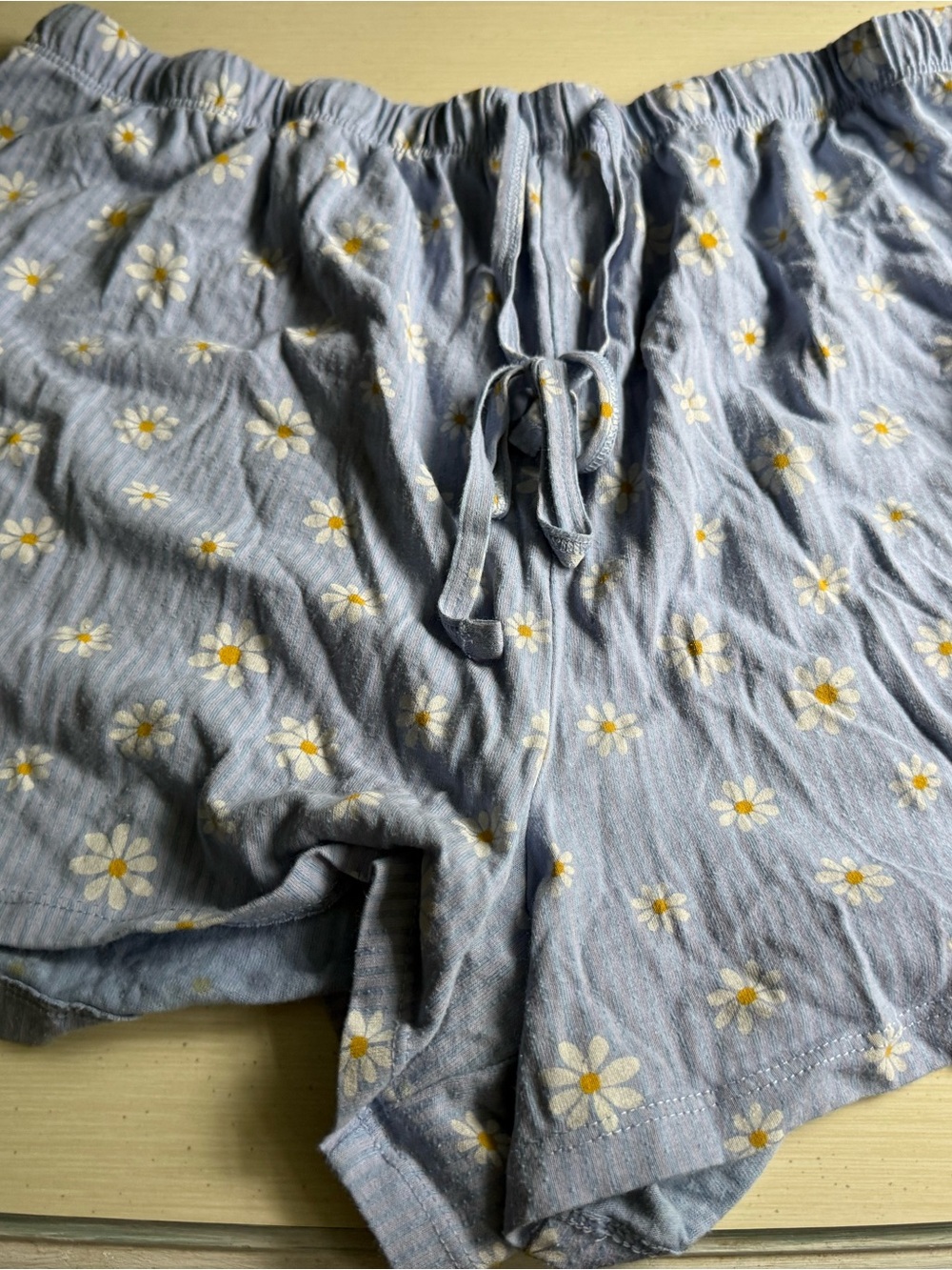 Saint Eve Blue Daisy Print Skirt